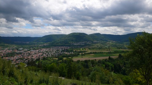 Blick vom Georgenberg zum Schönbergturm