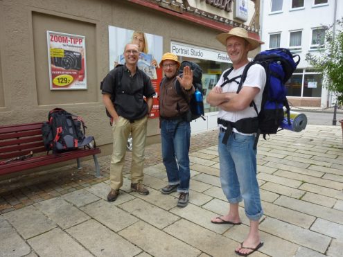 Los geht's. Zur Not auch mit Flipflops. Foto: privat